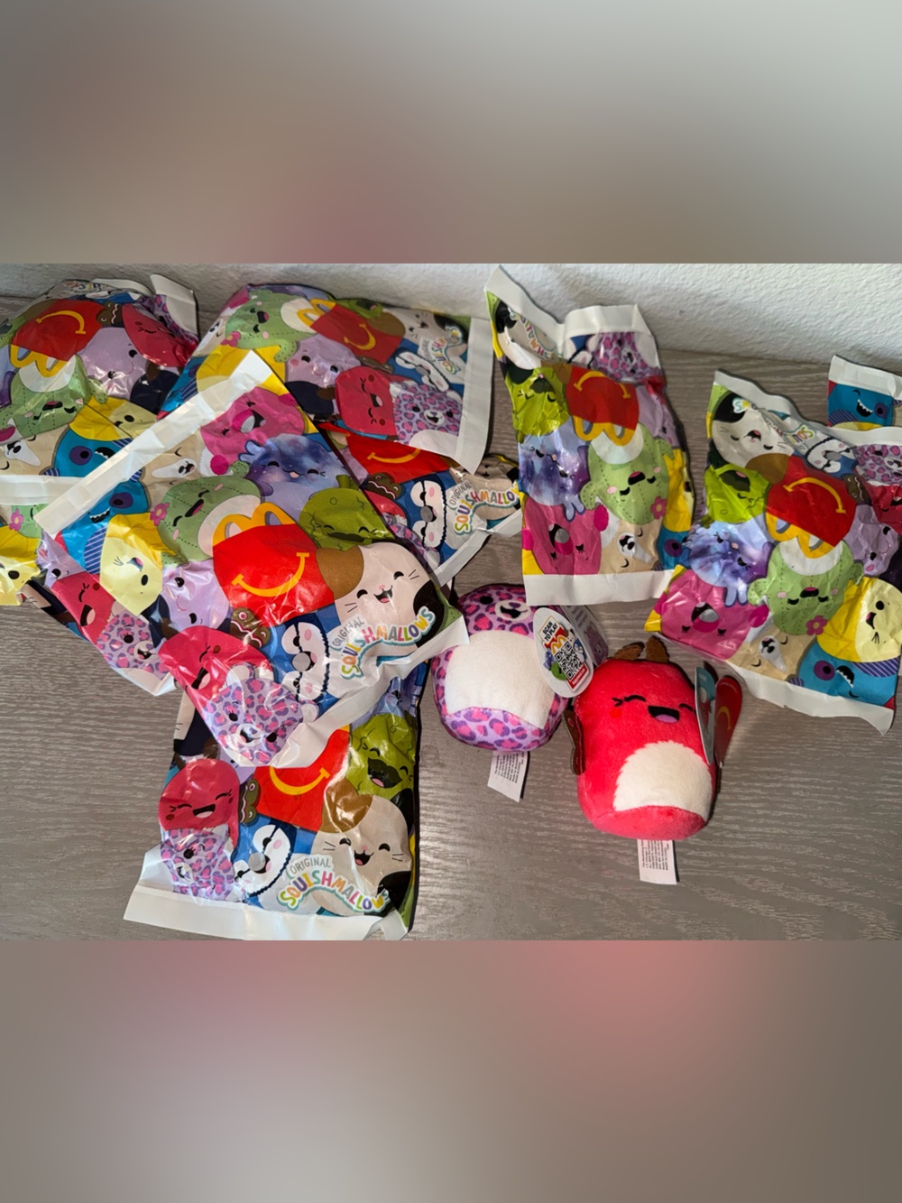 McDonald’s Squishmallows Mini Assorted Lot.